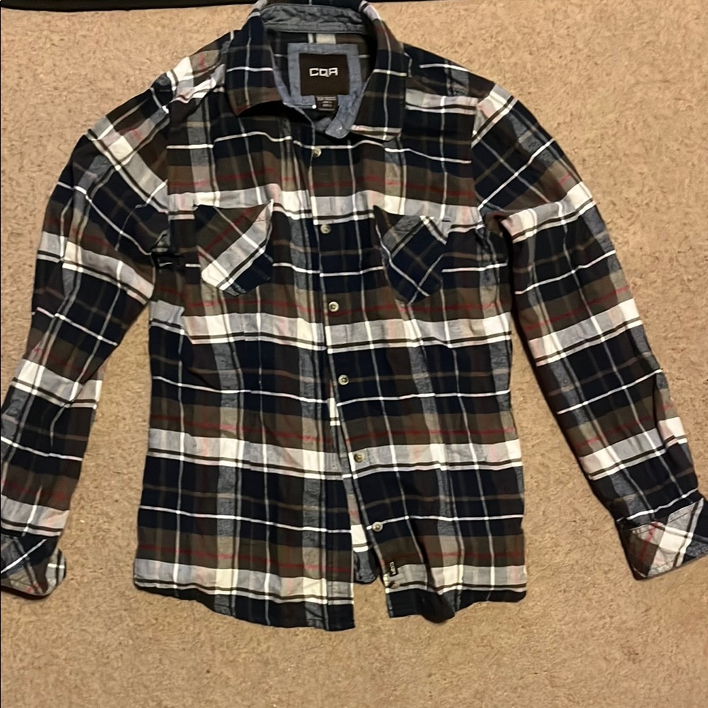 Plaid Button Down Shirt